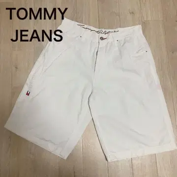 타미힐피거 JEANS 타미힐피거 하프 팬츠 화이트