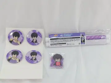 REBORN! 히코쿠지 히바리 쿄야 태피스트리 미니 스탠드 캔뱃지 세트