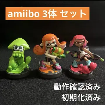 스프라툰 amiibo 3체 세트
