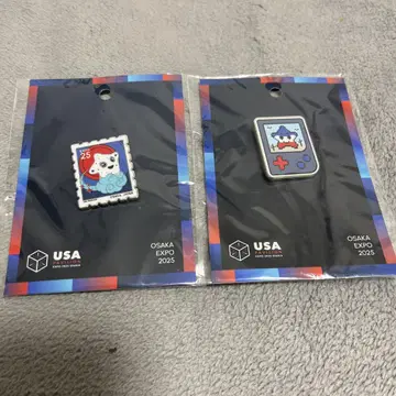 미국관 USA 파빌리온 핀 배지 세트
