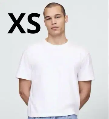 GAP 크롭T 화이트 XS