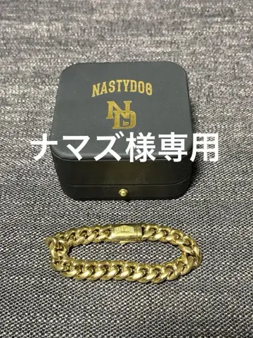[ 새상품급 NASTYDOG ] 골드 체인 팔찌 ( 현재 완판 )