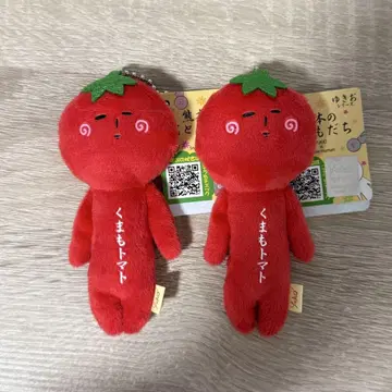 구마모토 한정판 유키오 마스코트 쿠마모토 토마토 2점