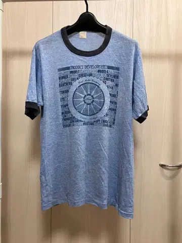 미국차 70s-80s USA제 Ford 링거T 멜란지 블루 L 사이즈