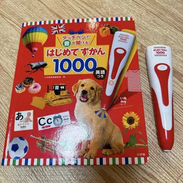 처음 배우는 도감 1000 영어 포함 터치 펜 포함