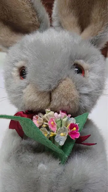 토끼 봉제 인형 컨트리 토끼