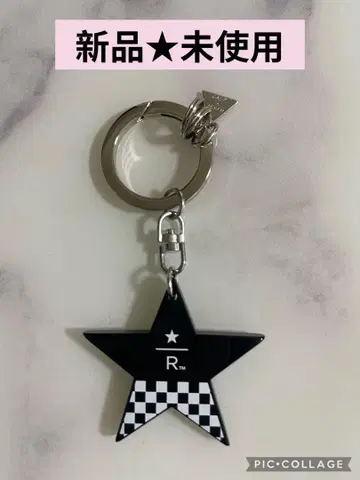 스타벅스 리저브 별 마크 블랙 키링