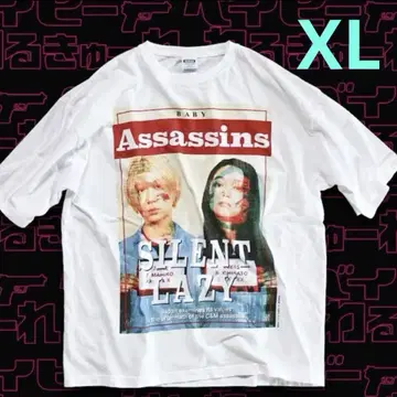 베이비큐레 영화 콜라보 한정판 T셔츠 XL 사이즈 치사토 마히로