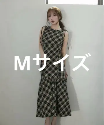 andmary grenda 리본 롱 드레스 원피스