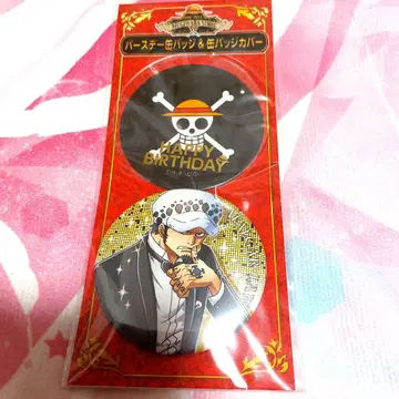 ONE PIECE 벌스데이 캔뱃지 & 캔뱃지 커버 트라팔가 로