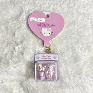 산리오 헬로키티 롱 레그 키티 미니어처 패키지 참
