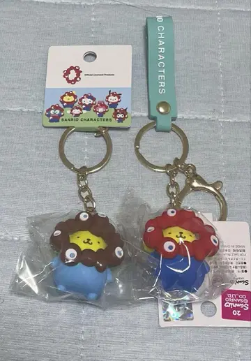 산리오 미야쿠미야쿠 키리 키링 폼폼푸딩 2종 세트