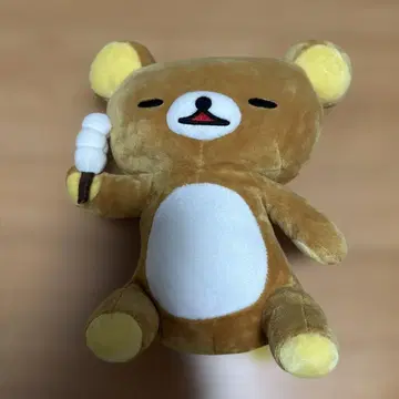 리락쿠마 봉제 인형 경단 달맞이 딸랑이 소리 나는