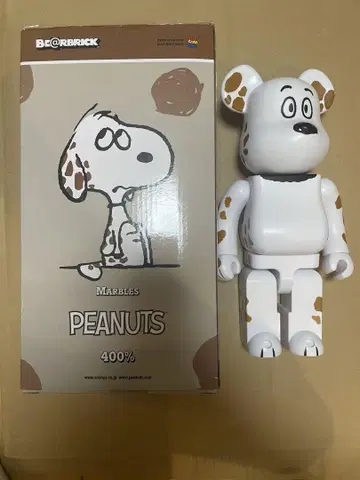 BE@RBRICK 400% 피넛 스누피 마블즈 피규어