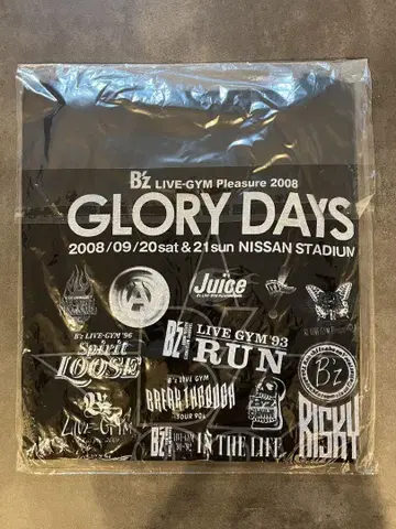 미개봉 B'z LIVE-GYM Pleasure 2008 셔츠 XS