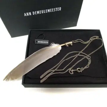 [ 앤 본인 시기 ] ANN DEMEULEMEESTER 페더 목걸이