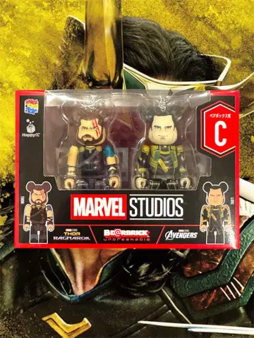 베어브릭 마블 스튜디오 THOR 로키 2체 세트