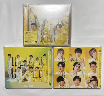 SnowMan Hello Hello CD 보통 초회 A B 클리어 파일