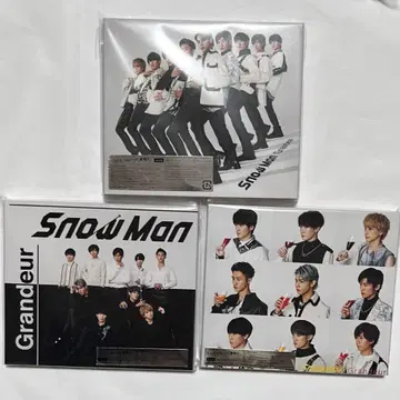 SnowMan Grandeur CD 일반ver 초회 A B 클리어 파일
