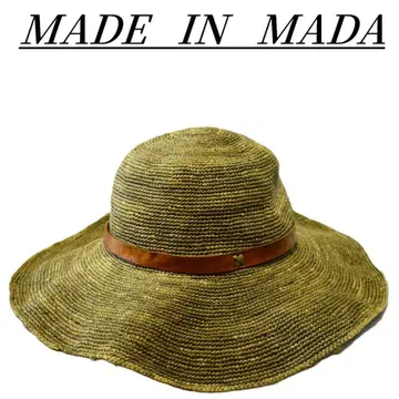 MADE IN MADA 밀짚모자 천연 초목