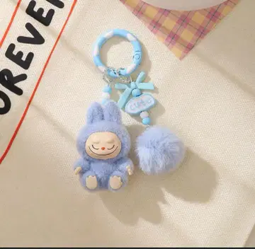 라부부 Labubu 키링 라이트 블루 귀여운 인기