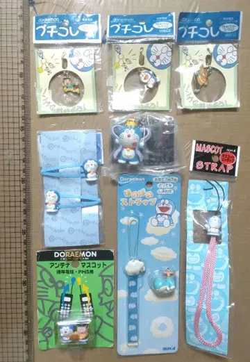 도라에몽 마스코트 스트랩 푸치코레 세트
