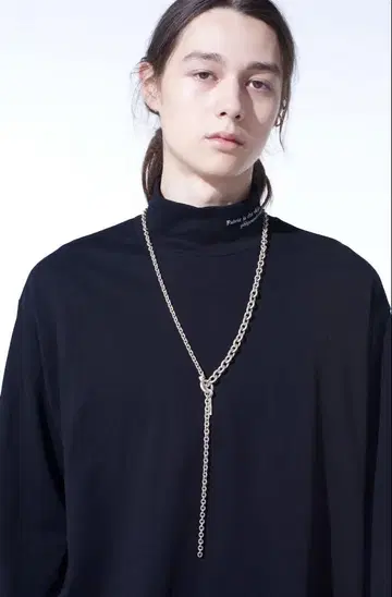 S'YTE BRASS CHAIN ROSARY NECKLACE