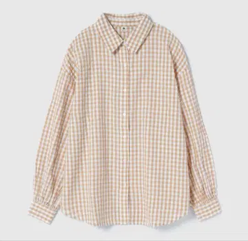 searoomlynn ECO FABRIC 깅엄 체크 루즈 셔츠