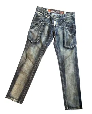 00s Y2K JEANS DE ART 데님 그런지 사이즈 2XL