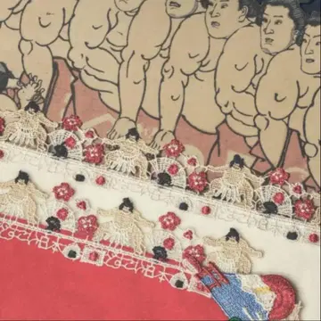[ 미사용 새상품 ] 긴자와 레이스 타월 손수건 도스코이 일본 2장 세트