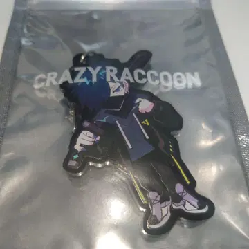 CR Vanilla 아크릴 키링 Crazy Raccoon