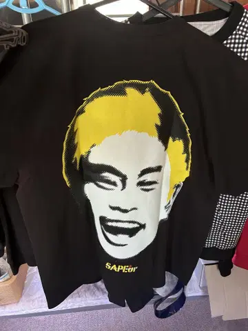 [ XL ] SAPEur 사풀 x 하마다 마코토 T셔츠 XL 인감 로고