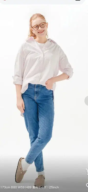 새상품 미사용 택 포함 리바이스 데님 팬츠 마무 사이즈 24
