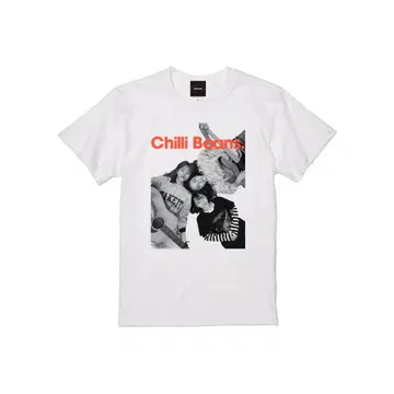 Chilli Beans 사진 T셔츠 화이트