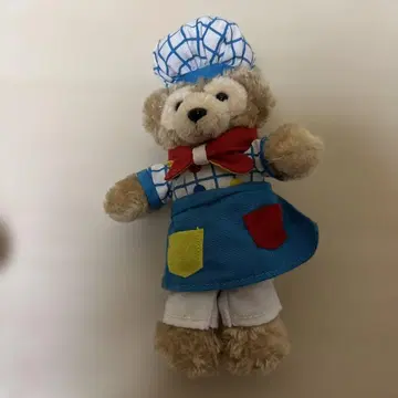 더피 코스튬 셰프 오픈 마우스 봉제 인형 배지
