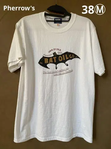 Pherrow's 페로우즈 'BAT OIL CO.' T셔츠 38M