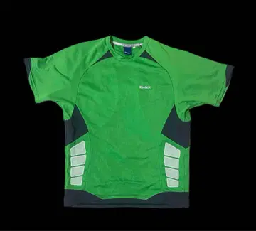 reebok 크레이지 패턴 T셔츠 Y2K 테크