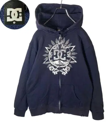 굿 디자인 구제 의류 DC SHOE 컬트풍 빅 로고 후드 맨투맨