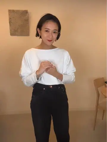 SLOANE 사토 카나코 씨 콜라보 숙녀의 맨투맨 슬로우 화이트