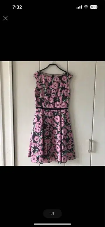 TOCCA 토카 플라워 엠보싱 원피스 핑크 계열 size0