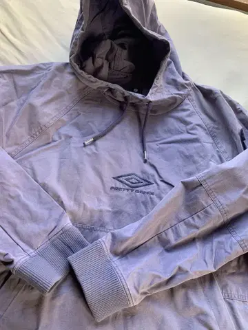 Pretty Green Umbro 드릴 후드티
