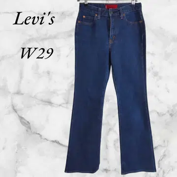 리바이스 부츠컷 데님 W29 데님 블루