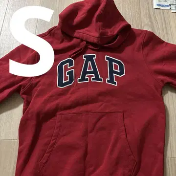 gap 빨간색 후드티 S