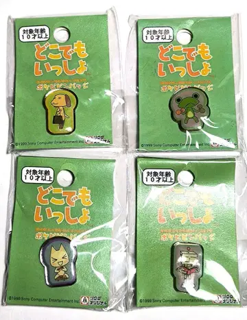 도코데모 잇쇼 포케피 핀 배지 4개 세트