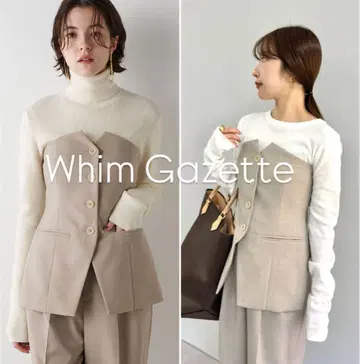 [ 새상품급 ] Whim Gazette 평직 뷔스티에