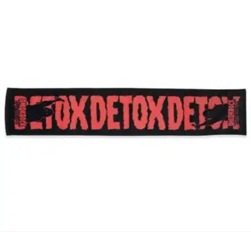 DETOX 로고 타월 길이 약 90cm