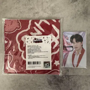 ATEEZ ANITEEZ 팝업 반다나 트레이딩 카드 종호