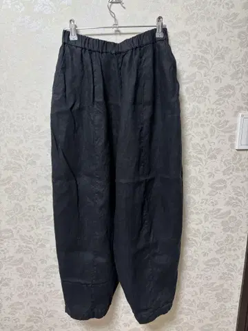 카구레 린넨 와이드 팬츠