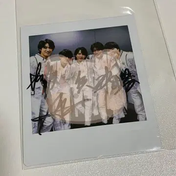 M!LK Jewel 친필 사인 폴라로이드