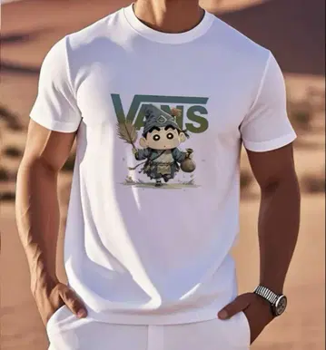 짱구는 못말려(크레용 신짱) T셔츠 VANS 반스 콜라보 XL